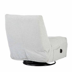 Relaxsessel – Stoffbezug, Hellgraues Finish, Drehfunktion – Lazy | Starfurn
