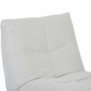 Relaxsessel – Stoffbezug, Hellgraues Finish, Drehfunktion – Lazy | Starfurn
