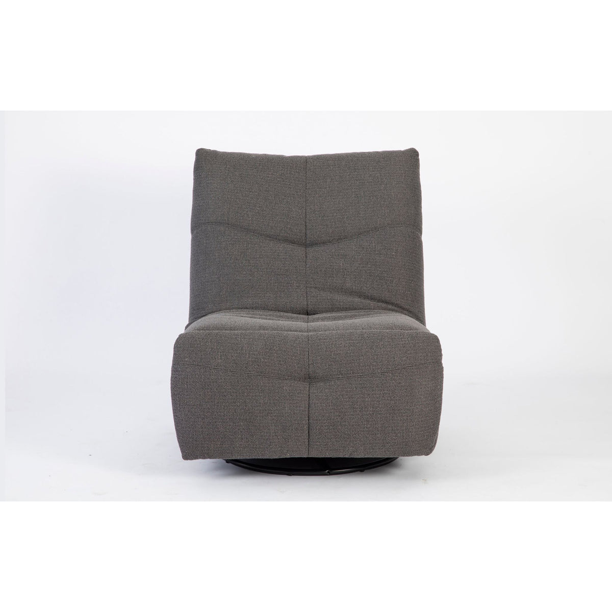Relaxsessel – Stoff Pixie, Drehfunktion, Relaxmechanik, Dunkelgrau – Lazy | Starfurn