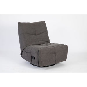 Relaxsessel – Stoff Pixie, Drehfunktion, Relaxmechanik, Dunkelgrau – Lazy | Starfurn