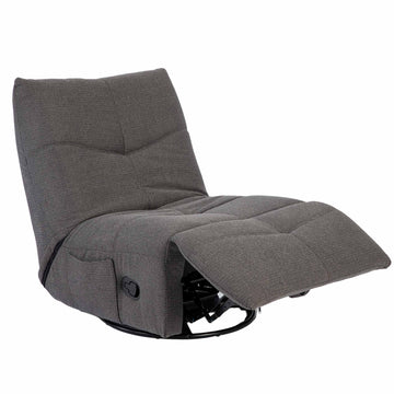 Relaxsessel – Stoff Pixie, Drehfunktion, Relaxmechanik, Dunkelgrau – Lazy | Starfurn