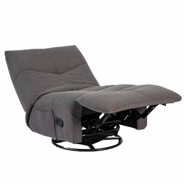 Relaxsessel – Stoff Pixie, Drehfunktion, Relaxmechanik, Dunkelgrau – Lazy | Starfurn