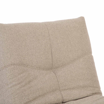 Relaxsessel – Stoffbezug, Taupe-Finish, Drehfunktion – Lazy | Starfurn