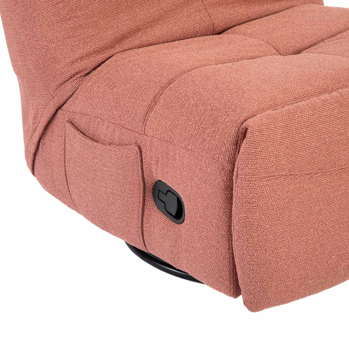 Relaxsessel – Stoffbezug, Rosa Finish, Drehfunktion – Lazy | Starfurn
