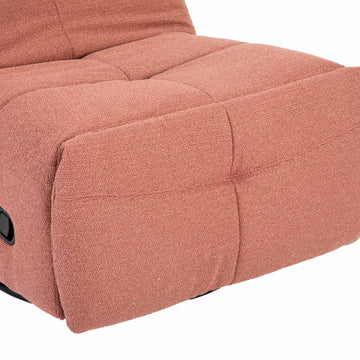 Relaxsessel – Stoffbezug, Rosa Finish, Drehfunktion – Lazy | Starfurn