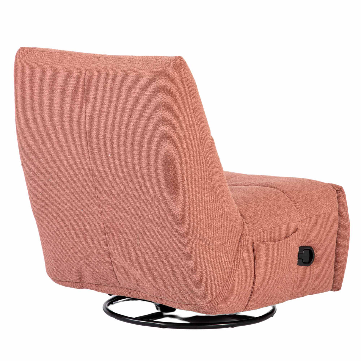 Relaxsessel – Stoffbezug, Rosa Finish, Drehfunktion – Lazy | Starfurn