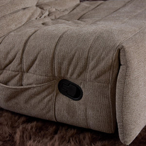 Relaxsessel – Stoffbezug Aragon, Drehfunktion, Relaxmechanik, Taupe Farbe – Zen | Starfurn