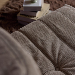 Relaxsessel – Stoffbezug Aragon, Drehfunktion, Relaxmechanik, Taupe Farbe – Zen | Starfurn