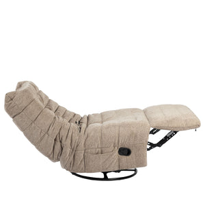 Relaxsessel – Stoffbezug Aragon, Drehfunktion, Relaxmechanik, Taupe Farbe – Zen | Starfurn