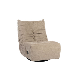 Relaxsessel – Stoffbezug Aragon, Drehfunktion, Relaxmechanik, Taupe Farbe – Zen | Starfurn