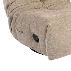 Relaxsessel – Stoffbezug Aragon, Drehfunktion, Relaxmechanik, Taupe Farbe – Zen | Starfurn