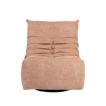 Relaxsessel – Plissierte Polsterung, Drehfunktion, Manuelle Verstellung – Zen | Starfurn