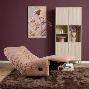 Relaxsessel – Plissierte Polsterung, Drehfunktion, Manuelle Verstellung – Zen | Starfurn