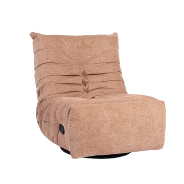 Relaxsessel – Plissierte Polsterung, Drehfunktion, Manuelle Verstellung – Zen | Starfurn