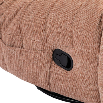 Relaxsessel – Plissierte Polsterung, Drehfunktion, Manuelle Verstellung – Zen | Starfurn