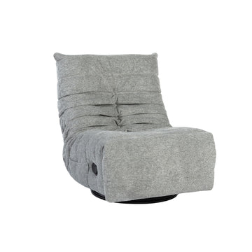 Relaxsessel mit Aragon 90 Bezug, Faltenpolsterung und verstellbarer Rückenlehne mit Fußstütze – Zen | Starfurn