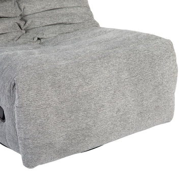 Relaxsessel mit Aragon 90 Bezug, Faltenpolsterung und verstellbarer Rückenlehne mit Fußstütze – Zen | Starfurn