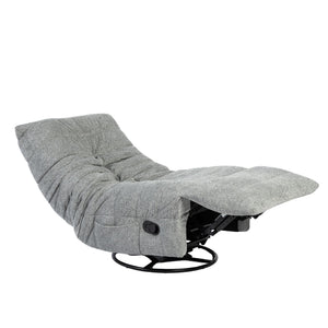 Relax armchair with Aragon 90 cover, pleated upholstery and adjustable backrest with footrest – Zen | Starfurn