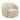 Armchair – Beige Cover, Swivel Function, Rounded Shapes – Yara | Starfurn