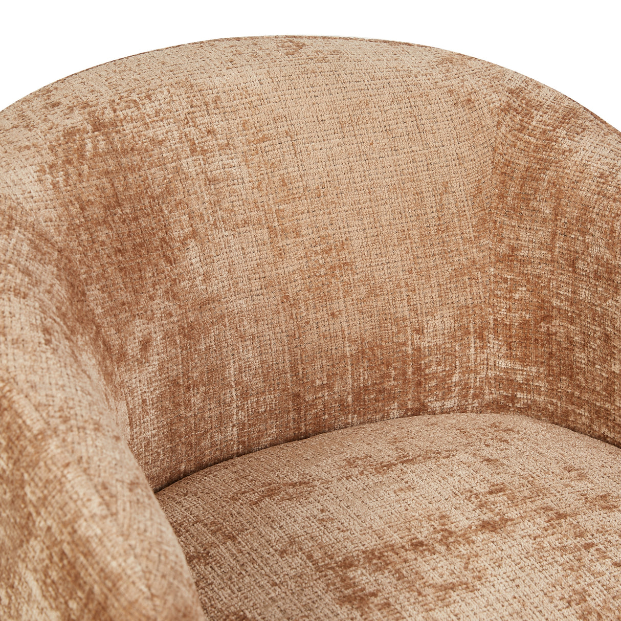 Sessel – Drehfunktion, Rundform, Zimtbraun – Yara | Starfurn