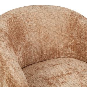 Sessel – Drehfunktion, Rundform, Zimtbraun – Yara | Starfurn