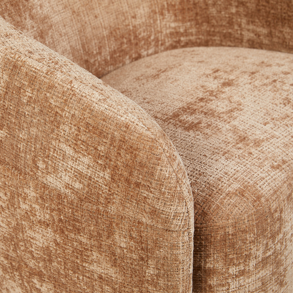 Sessel – Drehfunktion, Rundform, Zimtbraun – Yara | Starfurn