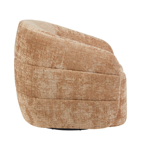 Sessel – Drehfunktion, Rundform, Zimtbraun – Yara | Starfurn
