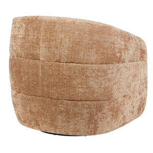 Sessel – Drehfunktion, Rundform, Zimtbraun – Yara | Starfurn