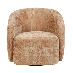 Sessel – Drehfunktion, Rundform, Zimtbraun – Yara | Starfurn