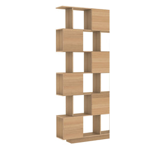 Bücherregal – Birkensperrholz, Eichenfurnier, Geölte Oberfläche, S - Boxy | RADIS