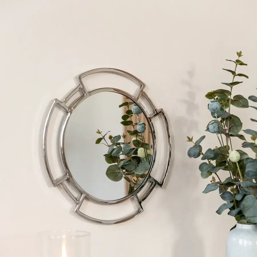 Spiegel – Edelstahl, geometrisch, glänzend - Hommage | Fink Living