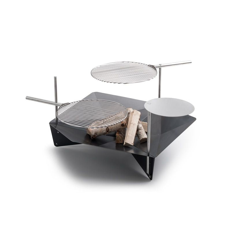 Grill Table - Stainless Steel Height-Adjustable Swiveling | höfats