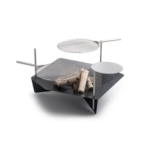Grill Table - Stainless Steel Height-Adjustable Swiveling | höfats