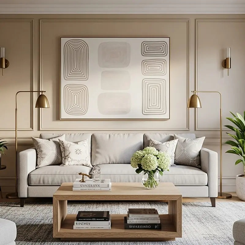 Wohnzimmer Modern Classic Stil 