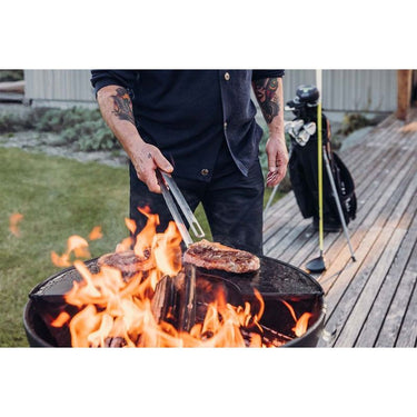Grillzange - Edelstahl Silber Ergonomisch | höfats