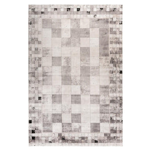 Rug Machine-woven Bamboo Silk Classic Grey – Elles 214 | Kayoom