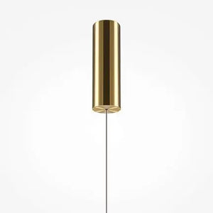 Pendant Lamp Golden Finish Dome Shade & Integrated LED – Golden Cage | Maytoni