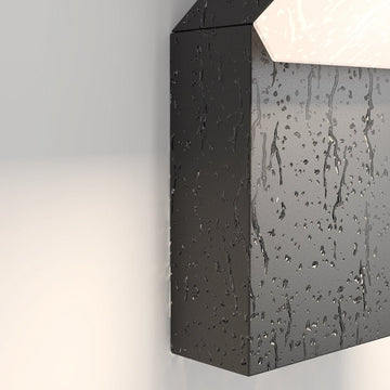 Wandleuchte mit schwarzem Aluminiumkörper und weißem Acryl - Diffusor – Paso | Maytoni - Esszett Luxury | Stilvolles Wohnen mit Charakter