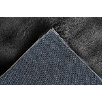 Teppich – Cloud-Soft Hochflor Komfort, 3D Tiefen Design, Schwarze Farbe, 120 x 160 cm - Hailey 125 | Kayoom