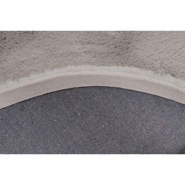 Teppich – Taupe Farbe, Weicher Flor, Felloptik 160 cm Rund - Rabbit Light 525 | Kayoom