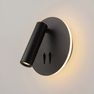 Wandleuchte – Schwarzes Aluminium, IP20 Schutz, Warmweiß, 14 cm Höhe - Ios 176 | Maytoni