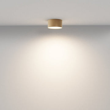 Deckenleuchte aus mattgoldenem Aluminium mit integrierter LED und warmweißem Licht – Zon | Maytoni - Esszett Luxury | Stilvolles Wohnen mit Charakter