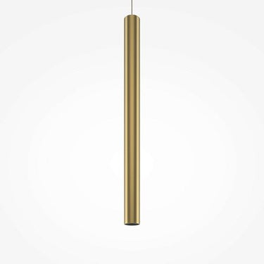 Pendelleuchte Goldfarbenes Metall Modernes Design & Integrierte LED – Pro Focus | Maytoni - Esszett Luxury | Stilvolles Wohnen mit Charakter