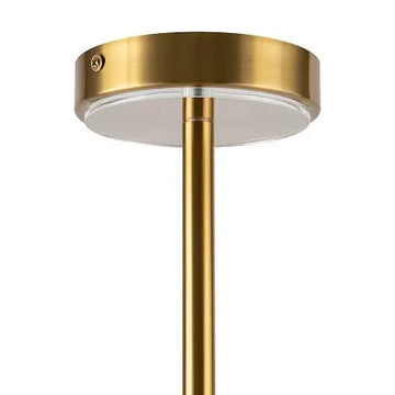 Pendant lamp with brass finish and fluted glass shades in an elegant design – Arco | Maytoni