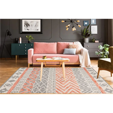 Teppich – Ethno Muster, Jacquard Webung, Kontrastreiche Struktur, 200 x 290 cm - Ethnicity 125 | Kayoom