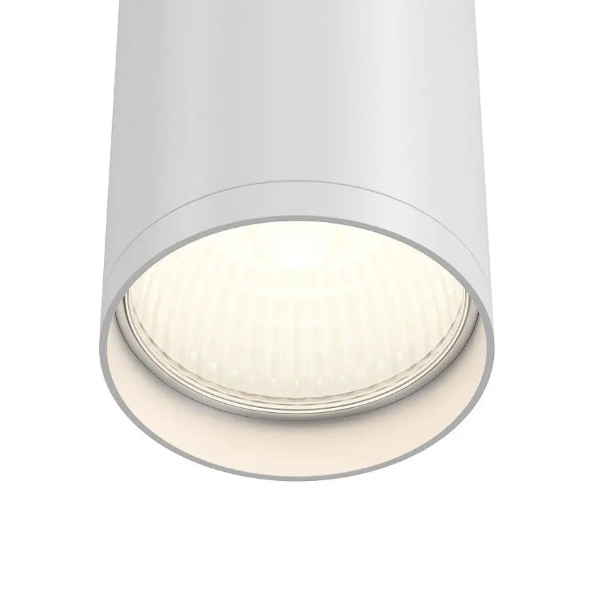Deckenleuchte – Weißes Aluminium, 1 × GU10, 10 W Leistung, Höhe 10 cm - Focus S | Maytoni