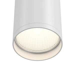 Deckenleuchte – Weißes Aluminium, 1 × GU10, 10 W Leistung, Höhe 10 cm - Focus S | Maytoni