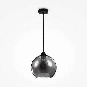 Pendant lamp with smoked glass shade and drop effect in a modern design – Bergen | Maytoni
