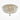 Chandelier with Gold Metal Frame Crystal Accents 3-Bulb - Basfor | Maytoni