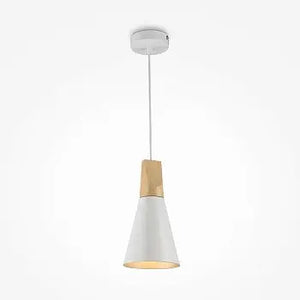 Pendelleuchte – Weißes Metall, Konisches Design, 140 cm Höhe - Bicones | Maytoni
